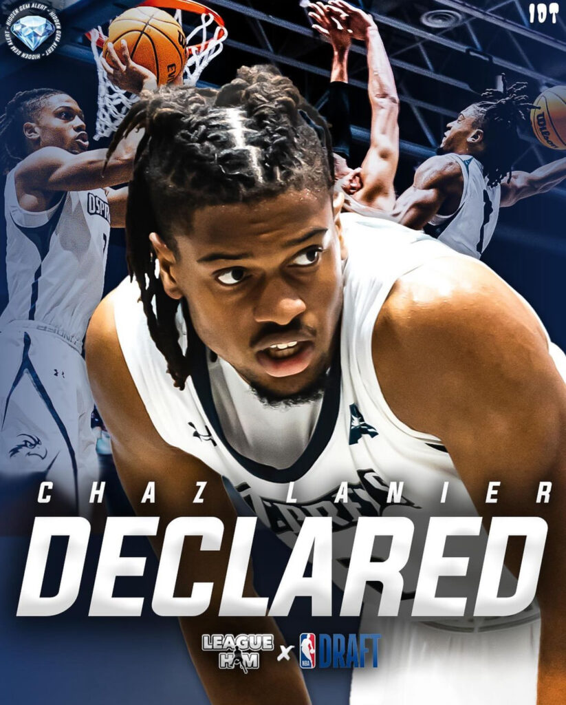 image of Chaz Lanier declared for NBA Draft